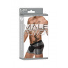 male power Boxer sexy IRON CLAD Noir-Argenté